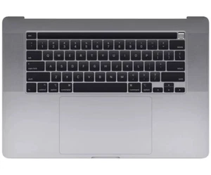 GR_B GENUINE MacBook Pro 16" A2141 2019 Top Case / Palmrest + Battery Space Gray - Picture 1 of 1