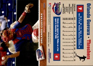 Orlando Guevara 2007 Grandstand Clearwater Threshers #7 Card *AutographDen*