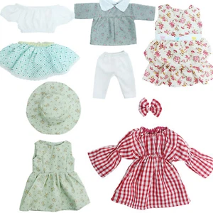1x Ropa de muñeca hecha a mano Vestidos Conjuntos Accesorios para 18 pulgadas Niña Muñeca Juguetes - Imagen 1 de 7