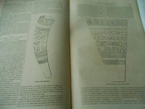 La Corne à Boire d'Attila en Hongrie Gravure Old Print 1836 - Picture 1 of 1