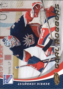 2006-07 (RANGERS) Upper Deck Power Play Goal Robbers #GR13 Henrik Lundqvist