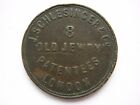 1851 J Schleswinger And Co 8 Old Jewry Farthing Sized Advertising Token