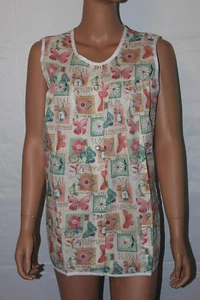 NEW – EASY ESSENTIALS SNAP FRONT SMOCK COBBLER APRON BUTTERFLY POSTCARDS SZ MED - Picture 1 of 5