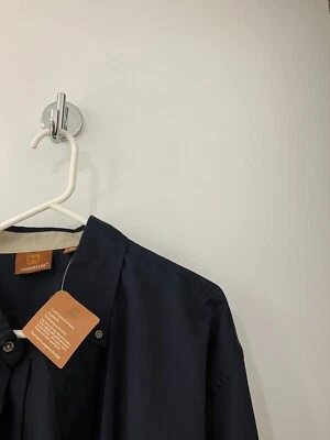 Harriton темно-синий длинным рукавом рубашка на пуговицах для взрослых 3XL XXXL новый с Ярлыками - Изображение 1 из 2