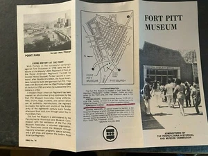 Vintage Fort Pitt Museum Broschüre NEUWERTIG kostenloser Versand - Bild 1 von 2