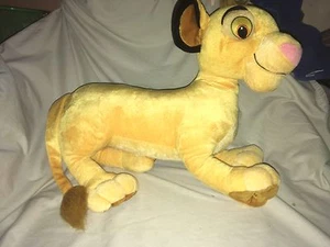 Disney Hasbro The Lion King Young Cub Simba Stuffed Animal Plush Large Big - Picture 1 of 5