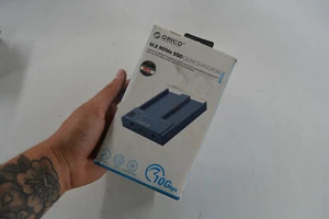 ORICO Dual Bay M.2 SSD NVMe M.2 Enclosure Offline Clone Duplicator 10Gbps M Key - Picture 1 of 5