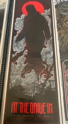 At The Drive in concert gig tour poster print  Rhys Cooper Rare - Image 1 of 2