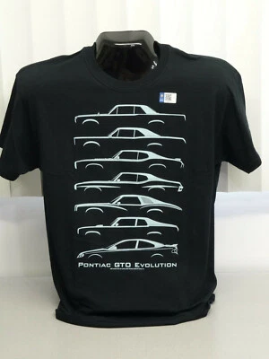 Nueva camiseta Evolution of the Pontiac GTO 1964-2006 GM con licencia Foto 1 de 2