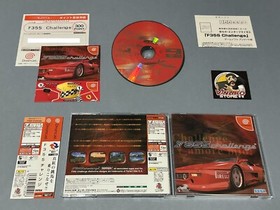 F355 Challenge SEGA Dreamcast NTSC-J Spinecard + Reg. Karte