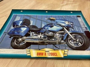 BMW R1200CL 2003 1200 CL fiche carte moto passion collection Atlas - Photo 1/2