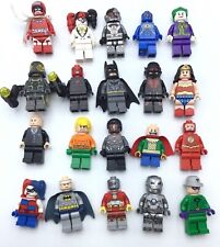 LEGO LOT OF 20 SUPER HERO MINIFIGURES DC COMICS BATMAN FLASH JUSITCE LEAGUE MORE