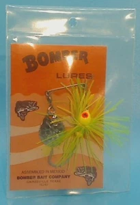 Vintage Bomber Ultra Light Mini Whacker Spinnerbait 1/6 OZ - Chartreuse - Bild 1 von 2