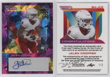 2023 Leaf Vivid Purple Crystal /2 Jalen Cropper #BA-JC2 Auto