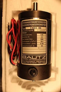 DC Motor BAUTZ Servomotor E660B-MB 24V 230W 3500U neu - Bild 1 von 3