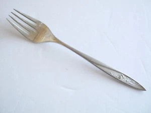 Oneida Community Morning Rose Salatgabel Versilbert Silberbesteck 6,75 Zoll - Bild 1 von 3