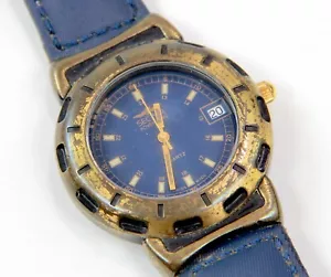 Sector Adventure Blue Quartz Vintage Swatch Swiss Made 90s Water Resistant 5 ATM - Foto 1 di 24