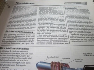 Auto 1x1 Analog Technik Systeme 157 Türschlösser - Picture 1 of 1