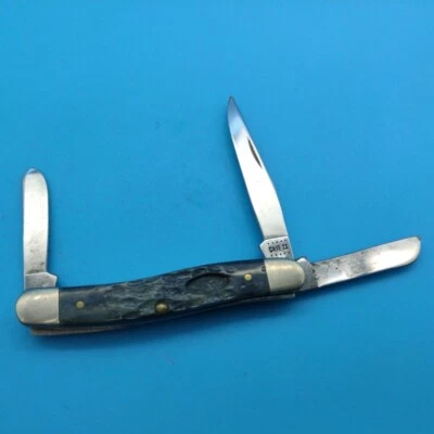 Faca Case XX USADA 6318 Stockman cinza osso CV sem escudo - Imagem 1 de 4