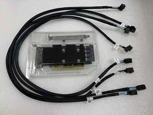 DELL R730xd SERVER SSD NVMe PCIe EXTENDER EXPANSION CARD P31H2 GY1TD with cables - Picture 1 of 3