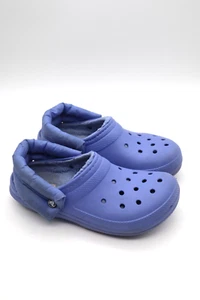 Crocs Classic Fell gefüttert lila blau Neo Puff Slipper Clogs Unisex Herren 8 Damen 10 - Bild 1 von 8