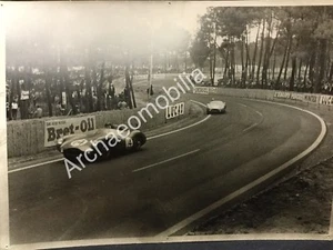 Seltenes Original Pressefoto Rennen 24HR DU MANS 1956 ASTON MARTIN TALBOT LAGO - Bild 1 von 1