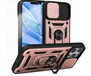 Funda LHTARO para iPhone 13 Pro Max con cubierta de cámara * soporte 6,7 pulgadas Anillo de soporte - Imagen 1 de 4