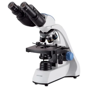Microscopio compuesto binocular LED AmScope 40X-2500X con 3D mecánico de dos capas St - Imagen 1 de 1