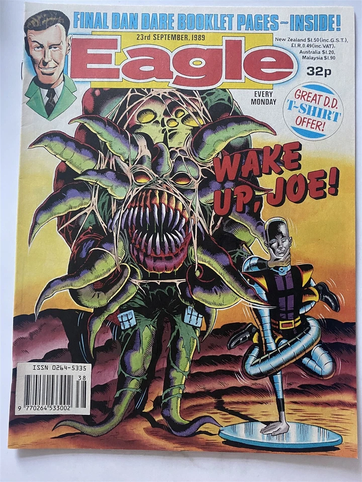 EAGLE COMIC 23rd September 1989 Dan Dare Booklet pages Foto 1 de 1