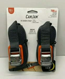 Nite Ize CamJam 12 Ft. Tie Down Strap (2-Pack) - Picture 1 of 3