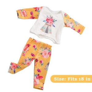 18" Doll Cute Clothes Pajamas Girl Toy Decoration Accessories Kid Birthday G ✨f - Picture 1 of 10
