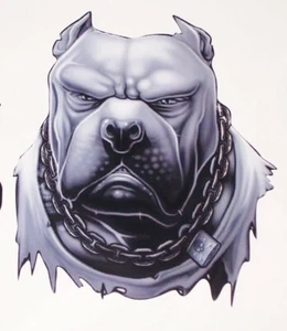 Calcomanía gráfica para carro de golf Mack ajuste diésel Angry Pit Bull Dog calcomanías camión - Imagen 1 de 2