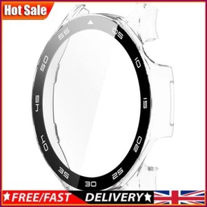 PC Tempered Glass Case Screen Protector for Huawei Watch GT5 46mm (Transparent) - Zdjęcie 1 z 10