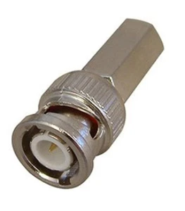 100PCS CCTV RG59 Coax BNC Twist on connector 1B - Picture 1 of 2