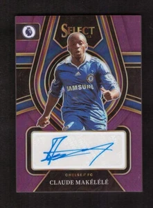 2022-23 Panini Select Premier League Claude Makelele Purple Prizm Auto 43/49 - Picture 1 of 2