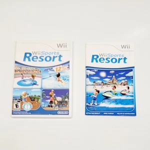 Nintendo Wii Sports Resort Case And Manual Only NO GAME Disc- Empty Case - Picture 1 of 4