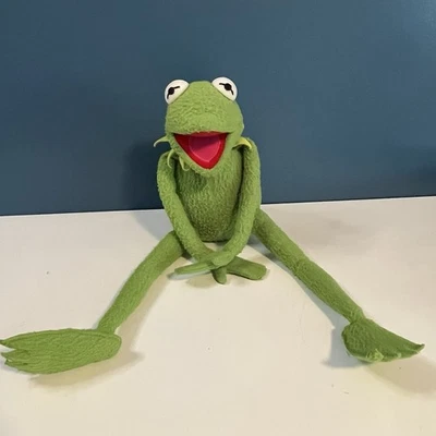 Caja de música vintage Eden Toys Kermit Frog cuerda peluche Henson Muppet Show Foto 1 de 4