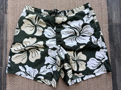 Lands End Men’s Floral Mesh Lined Swim Trunks Size XXL (44-46) EUC! - Image 1 of 3