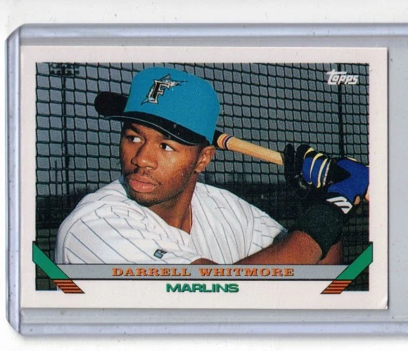 1993 Topps #697 Darrell Whitmore - Marlins - Image 1 of 2
