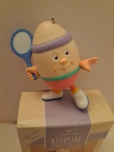 Hallmark Keepsake Ornament Easter 1993 EGGS IN SPORTS Tennis - Bild 1 von 6