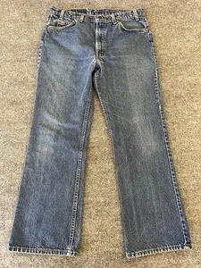 Vintage Levis 517 Jeans Herren 36x30 Blau Denim Hergestellt in den USA Orange Tab 90er Paper Tag - Bild 1 von 18