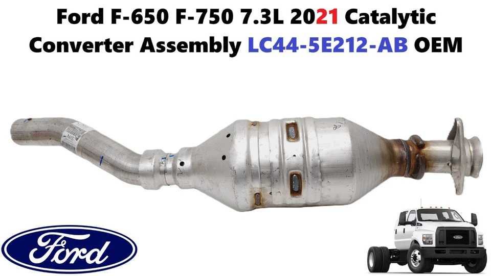 Conjunto convertidor catalítico Ford F650 F750 7,3 L 2021 LC44-5E212-AB Foto 1 de 4