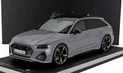 Motorhelix 1/12 Audi A6 RS6 Avant (C8) SW Station Wagon 2021 Nando Grey MH1202NG - Immagine 1 di 4