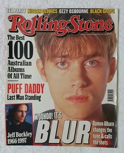 🔶️ROLLING STONE MAGAZINE AUSTRALIA #539 SEPT. 1997 BLUR PUFF DADDY JEFF BUCKLEY - Picture 1 of 3