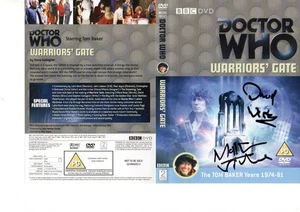 Doctor Who: Warrior's Gate DVD Cover Signed by Matthew Waterhouse + 1 - Imagen 1 de 1