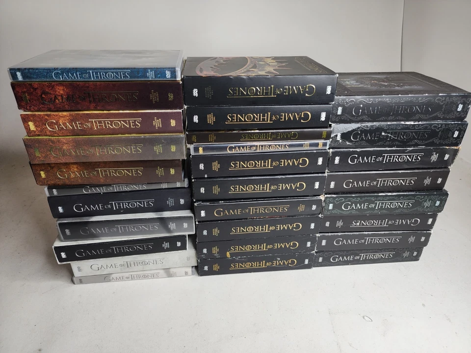 Lot of 29 Games of Thrones DVD Season 1, 2, 3, 4, 5, 6 Foto 1 de 4