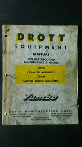 Drott Equipment Manual 30YC Crawler & 30YM Motor Truck Mounted Repair Guide - Picture 1 of 2