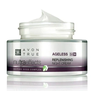 AVON NUTRAEFFECTS AGELESS REPLENISHING NIGHT CREAM For All Skin Types 50gm - Picture 1 of 1