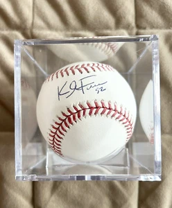 Baseball Kyle Farmer #52 Cincinnati Reds signiert Major League mit Kunststoffwürfel - Bild 1 von 8