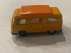 Matchbox Superfast Volkswagen Camper bus Dormobile 1970 England Orange - Picture 1 of 8